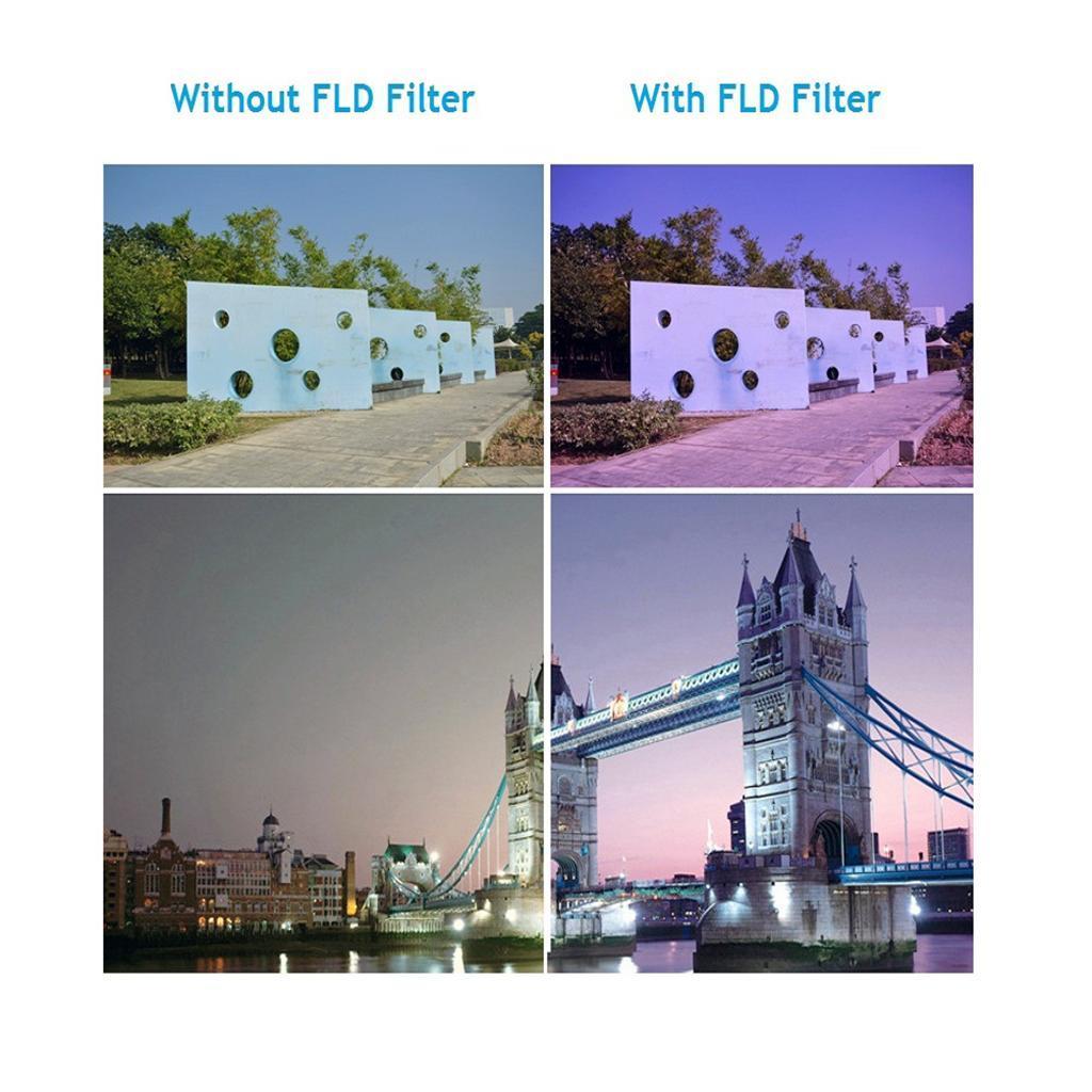 55mm Multi Coated Filter Kit: UV+CPL+FLD Lens Filters Set for Canon