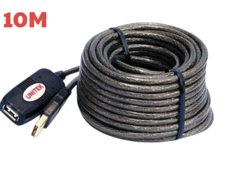 Cáp nối dài USB 10M Unitek Y - 260 có IC khuếch đại HÀNG CHÍNH HÃNG