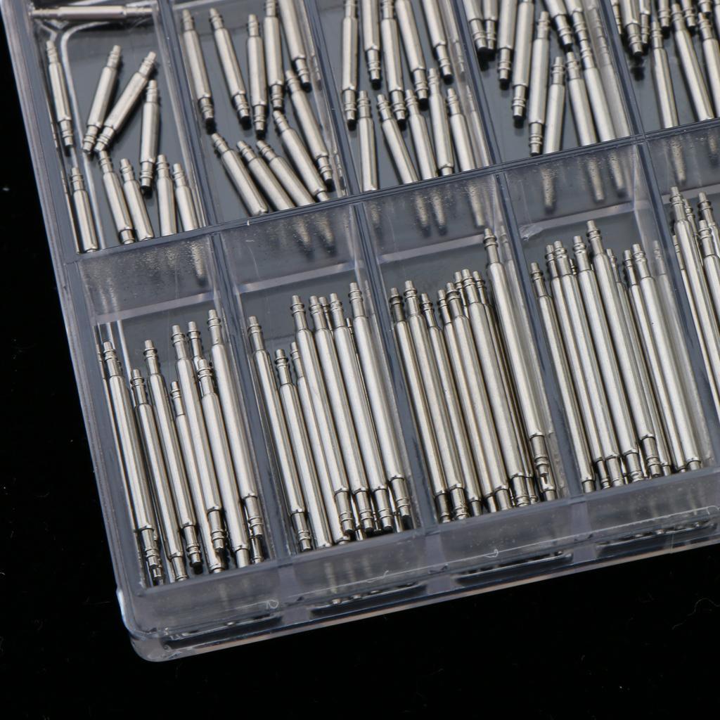 2X 180 Pieces Professional Stainless Steel Watch Spring Bar Strap Pins 1.5mm