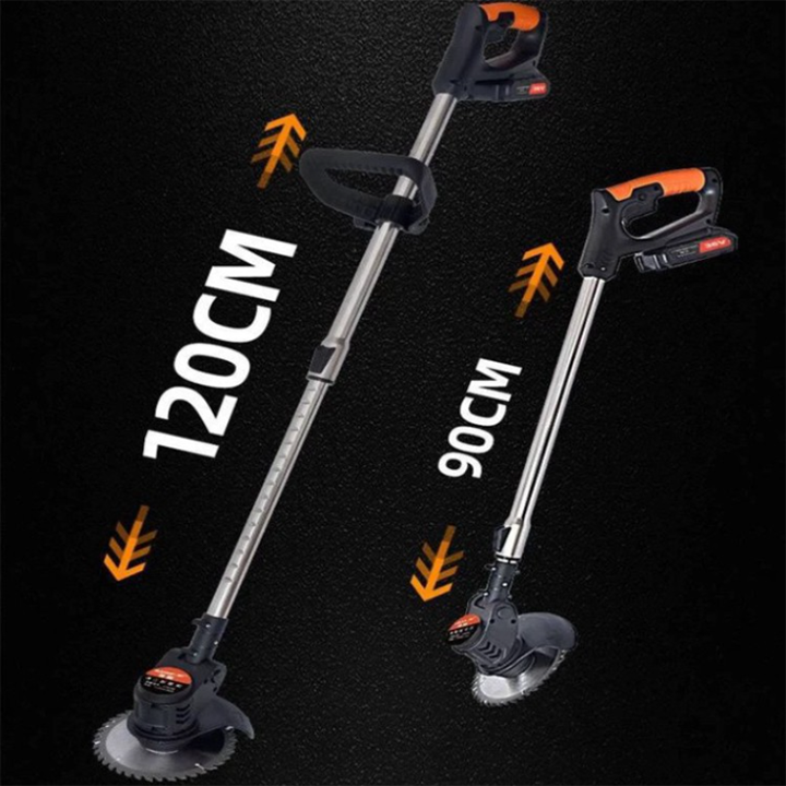 Máy cắt cỏ, tỉa cành cầm tay 2 PIN 15000mah, động cơ mạnh 1800w