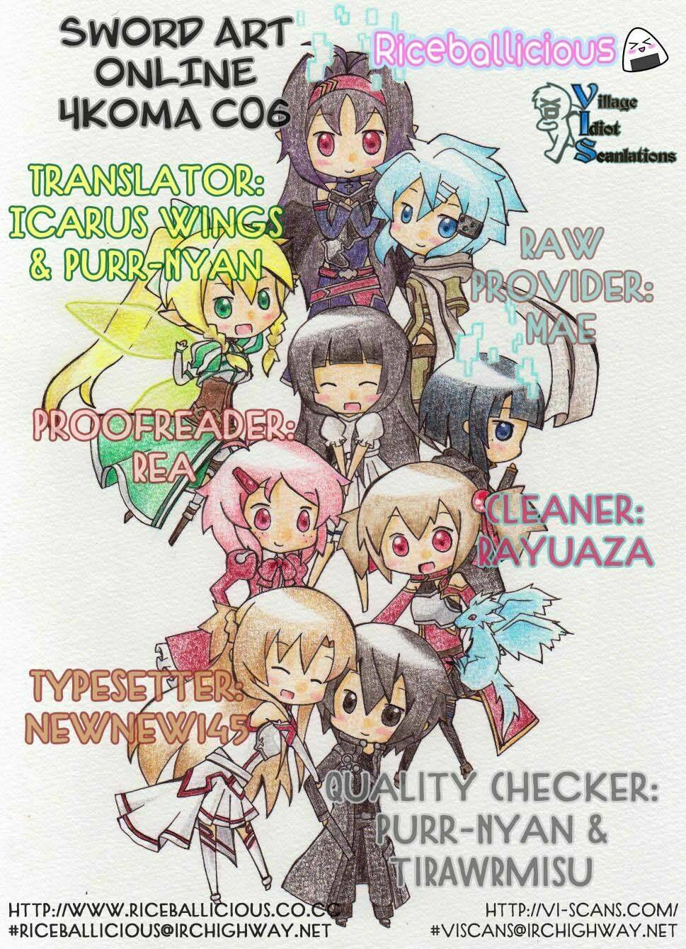 swort art online - 4koma chapter 6 11