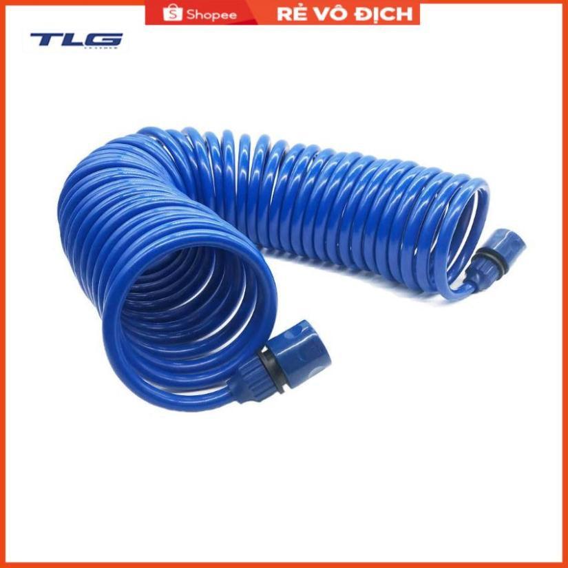 Bộ vòi xịt nước tưới cây đa năng 8 chế độ kèm dây tưới dạng lò xo co dãn 815814 loại 10m