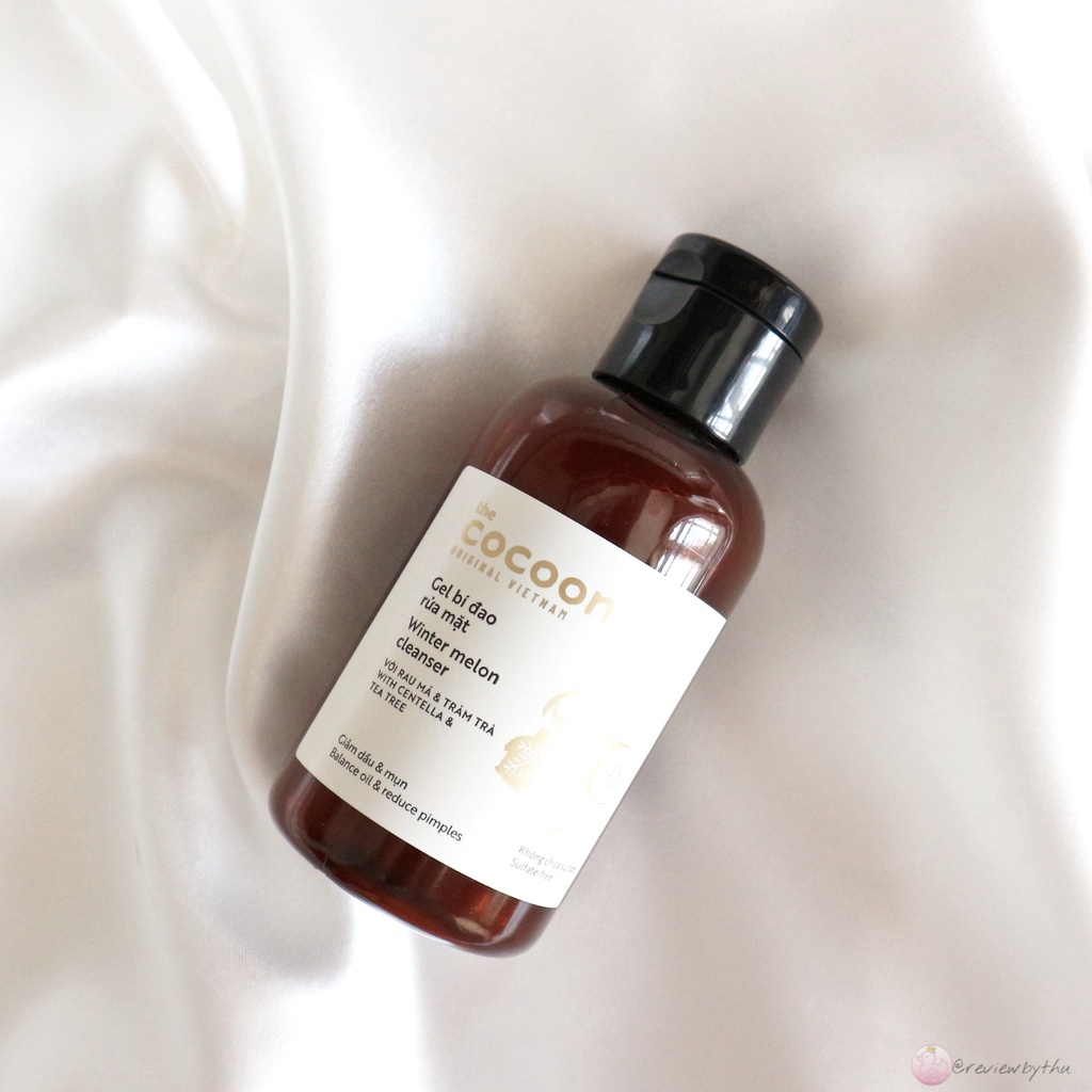 Gel Rửa Mặt COCOON Bí Đao Làm Giảm Dầu & Mụn 140ml - Winter Melon Cleanser - Sản Phẩm Chính Hãng Tại Zitore