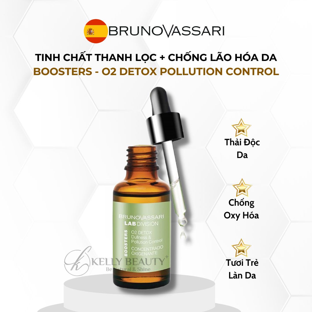 Tinh Chất Thanh Lọc Da Lab Division Boosters O2 Detox -  Bruno Vassari | Kelly Beauty