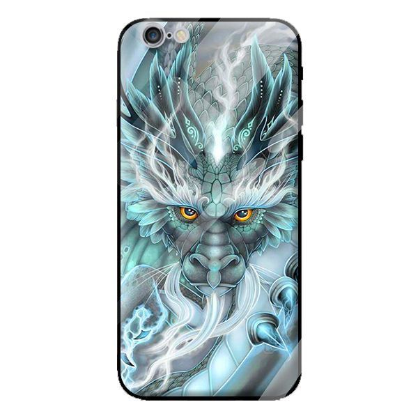 Ốp kính cường lực cho iPhone 6 Plus rồng 4 - Hàng chính hãng
