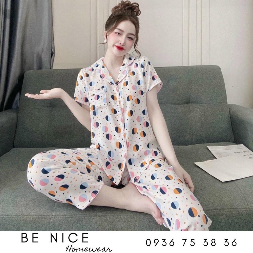 Set pijama dài mặc nhà chất đũi, Be Nice Homewear
