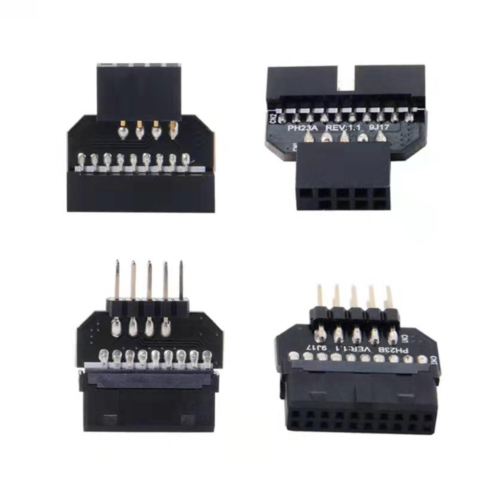 USB 2.0 9 Pin to USB 3.0 19 Pin Adapter USB Adapter for Motherboard Accessory Parts