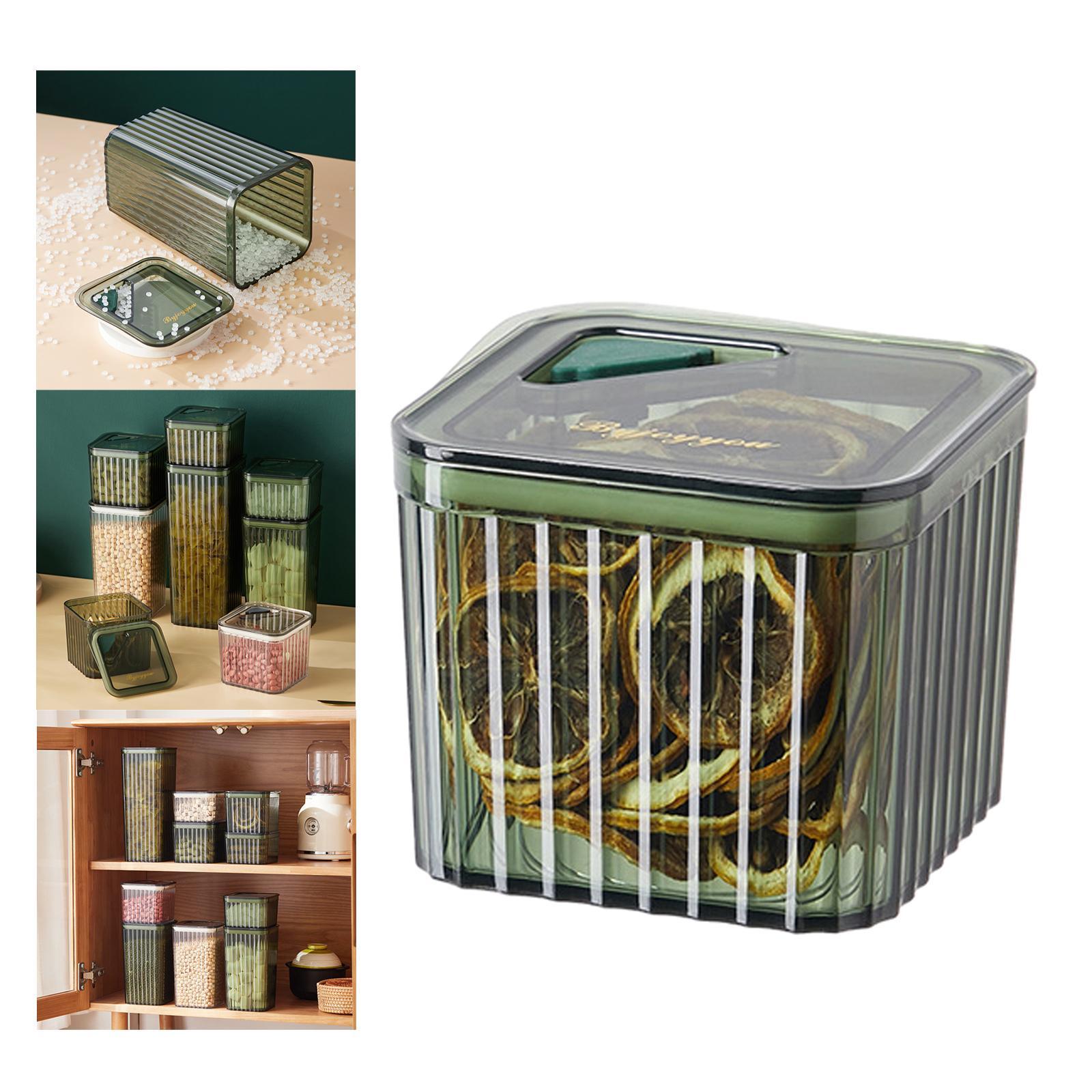 Airtight Food Storage Containers Pantry Organizer Box for Cabinet Baking Supplies