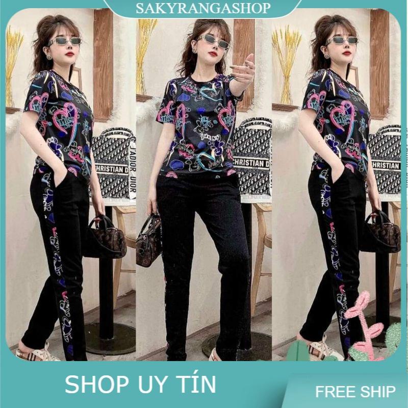 SÉT BỘ THỂ THAO FORM RỘNG PHỐI HỌA TIẾT