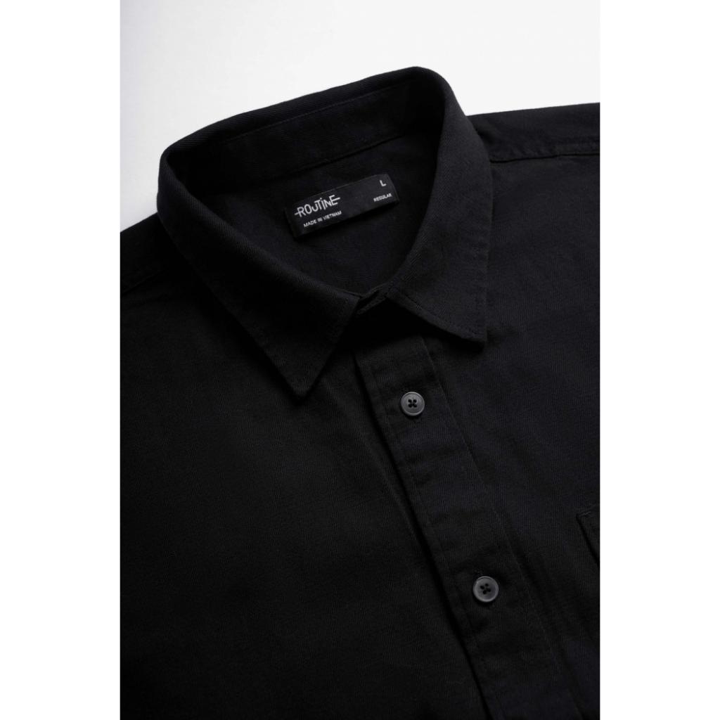 Áo Sơ Mi Jean Nam Tay Dài Trơn Form Regular - 10F22DSH001 | LASTORE MENSWEAR