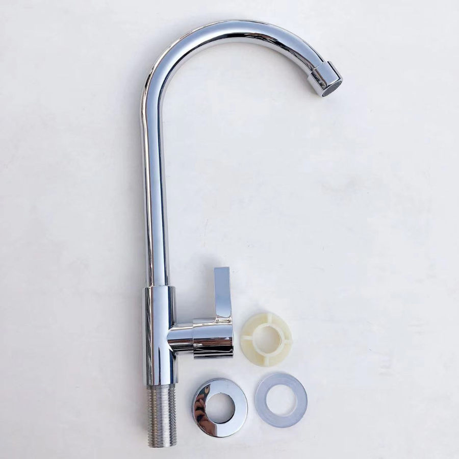 Vòi rửa bát, chén lạnh INOX SUS 304