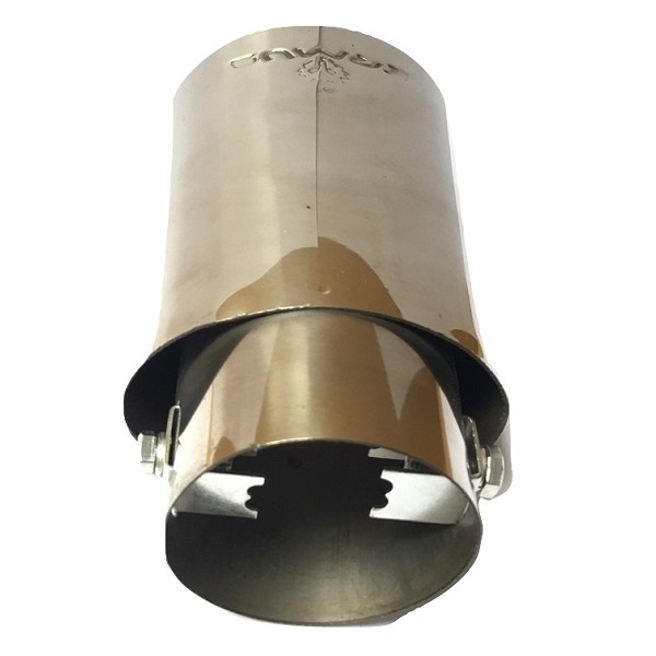 Ốp pô trang trí ống xả loại dẹt đường kính khớp nối 6.5cm