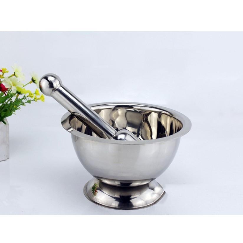 Bộ chày cối inox - Chày cối gã cua và thực phẩm vệ sinh an toàn