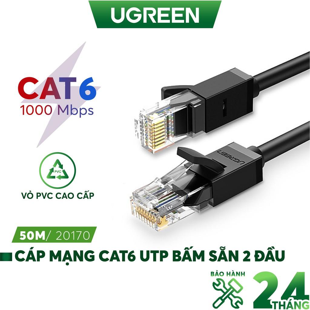 Cáp mạng Cat6 UTP UGREEN NW102 - Hàng chính hãng