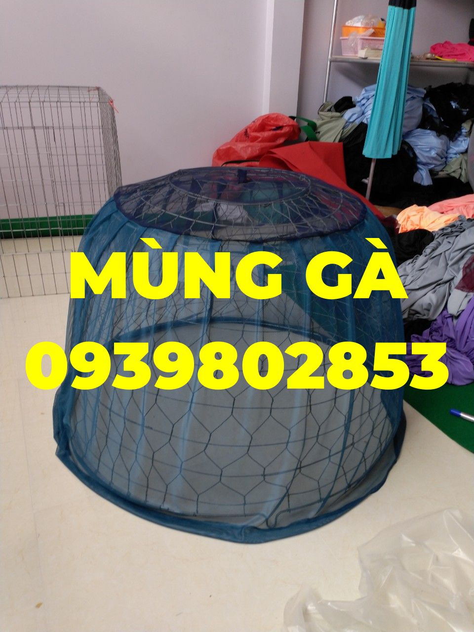 Mùng gà loại lưới tránh muỗi nắng cho gà