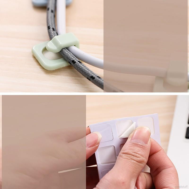 Kẹp Cố Định Dây Cáp Tự Dính Tiện Dụng