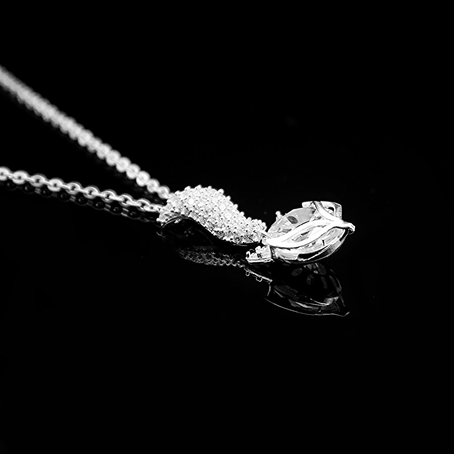 Dây Và Mặt Dây Chuyền Bạc Hiểu Minh DMD209P hồ ly