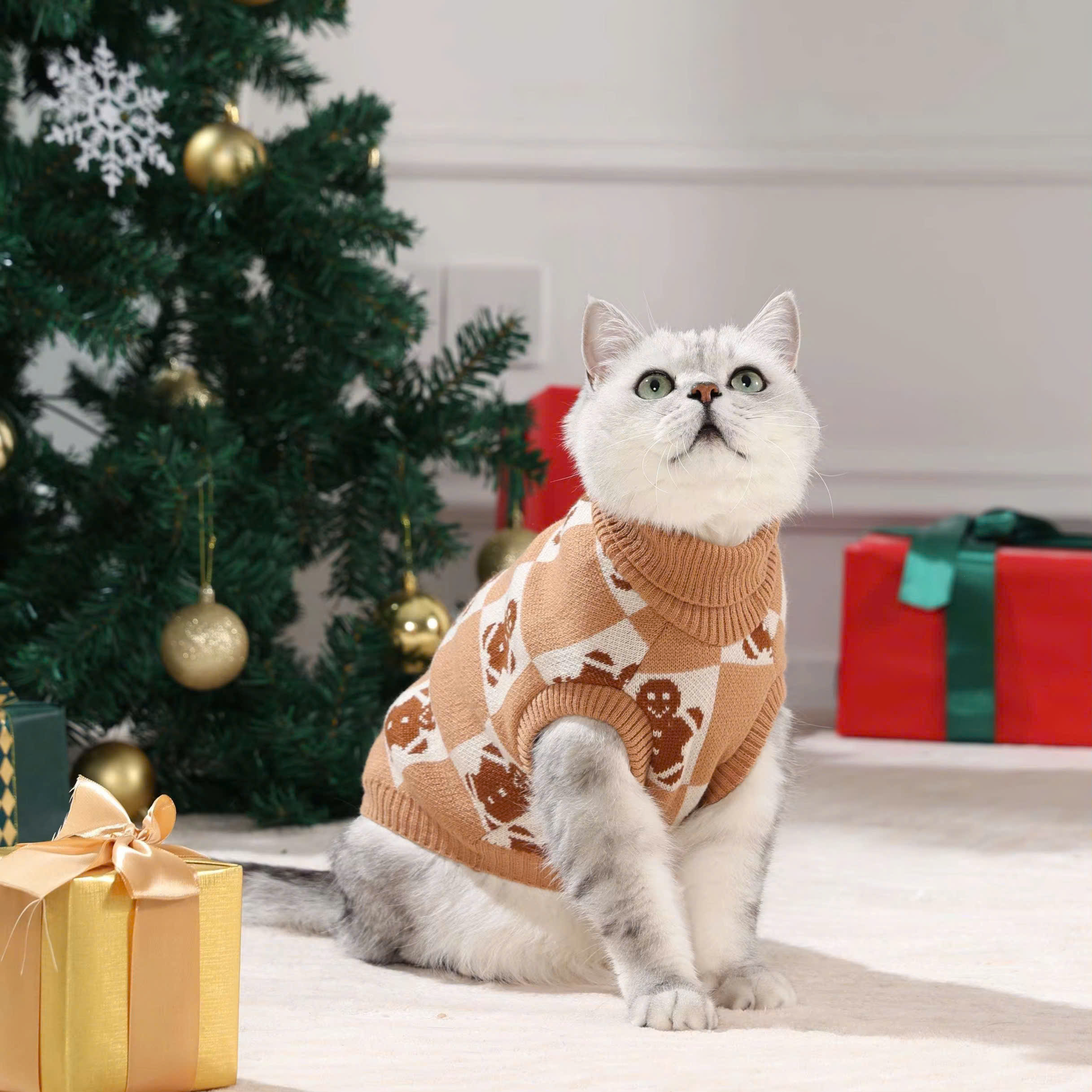 ÁO THUN NOEL SANG TRỌNG 01 TỪ 0.5-11KG DÀNH CHO THÚ CƯNG CHÓ MÈO