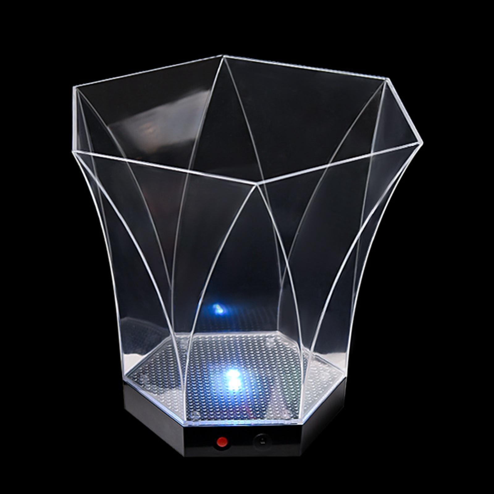 LED Wine Ice Bucket Bar 5L Wine Plastic Color Changing Bottle Home Glowing