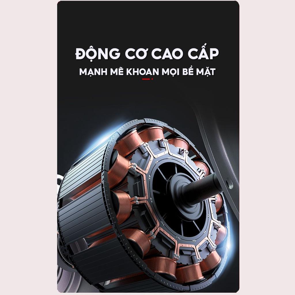 Bộ Máy Khoan Pin Cầm Tay Công Suất 12v Kèm Theo Rất Nhiều Phụ Kiện Tiện Lợi Tặng Kèm Hộp Đựng Bằng Nhựa Cao Cấp GJ-113
