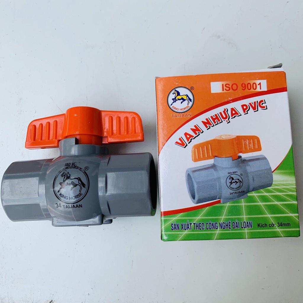 Van khóa nước nhựa cao cấp, van nước vòi vườn ngựa tay cam pvc xịn