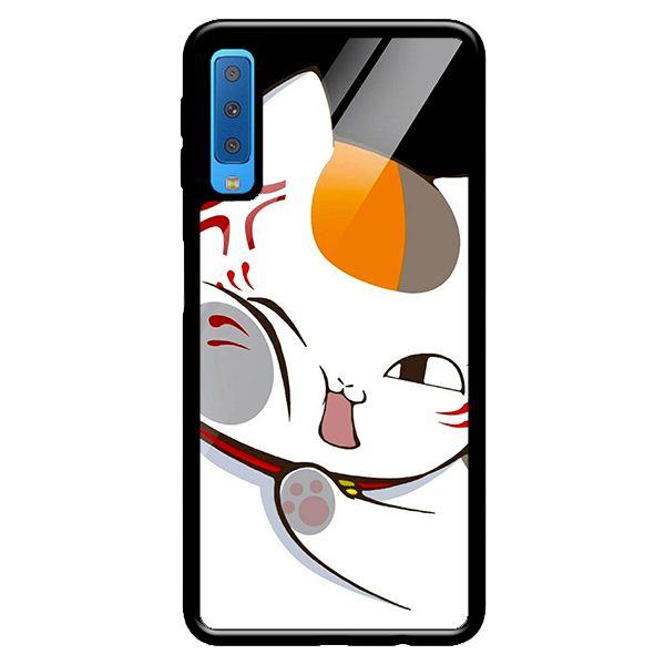 Ốp lưng cho Samsung Galaxy A7 2018  mèo 01 - Hàng chính hãng