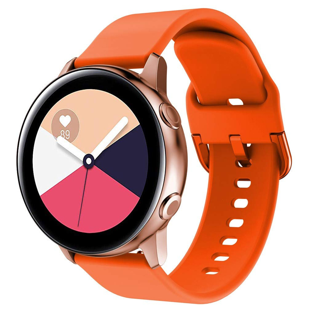 Dây Silicon Cho Galaxy Watch Active2, Galaxy Watch Active1, Galaxy Watch 42 Size 20mm - Cam