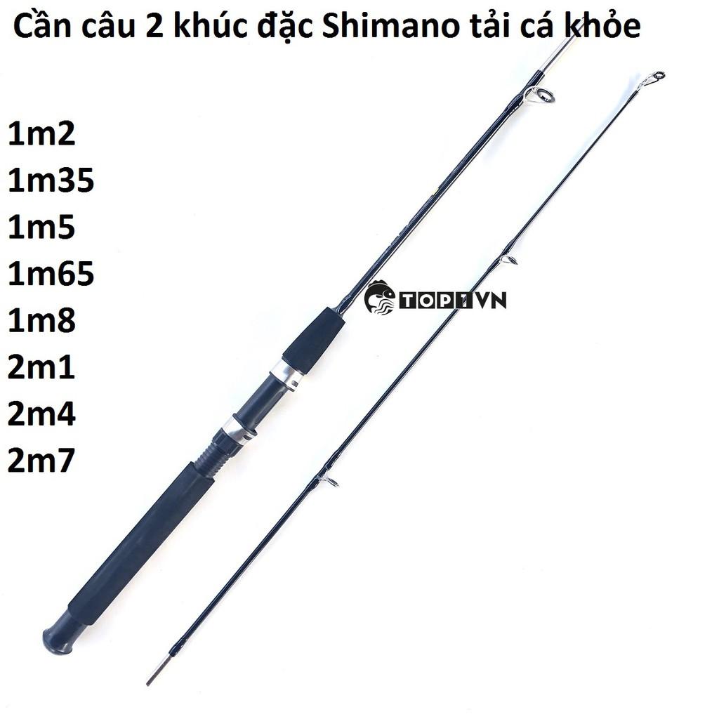 Cần câu 2 khúc đặc Shimano đen tải cá 2-15kg - Top1VN