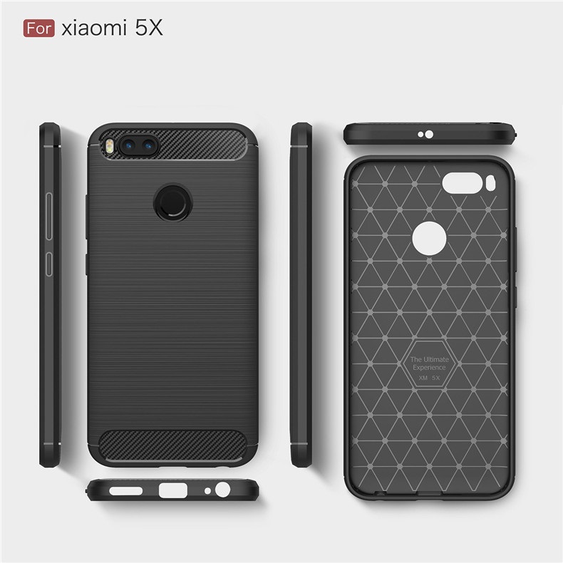 Ốp lưng chống sốc vân Carbon dành cho Xiaomi Mi 5X