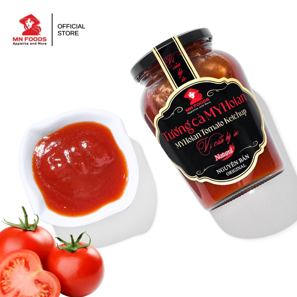 Tương cà MYHoian 405g - Vị tỏi, nguyên liệu tự nhiên, không chất bảo quản