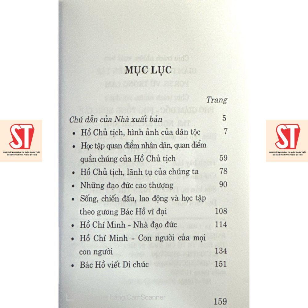 Sách - Học Chủ Tịch Hồ Chí Minh - Chúng Ta Học Gì - NXB Chính Trị Quốc Gia