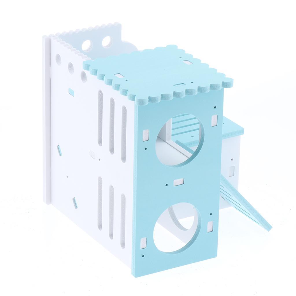 Wooden Hamster House Hideout Hut Exercise Nest Toy