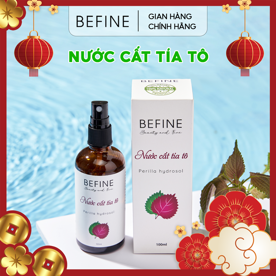 Nước cất tía tô -Toner Befine sáng da, giảm nhờn dạng hydrosol