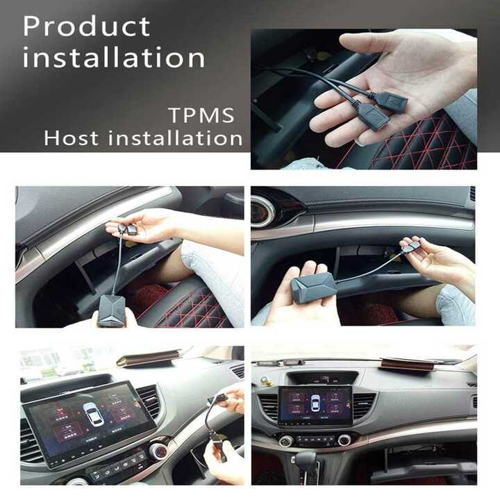 Bộ cảm biến áp suất lốp trong TPMS dùng cho ô tô màn hình DVD Android