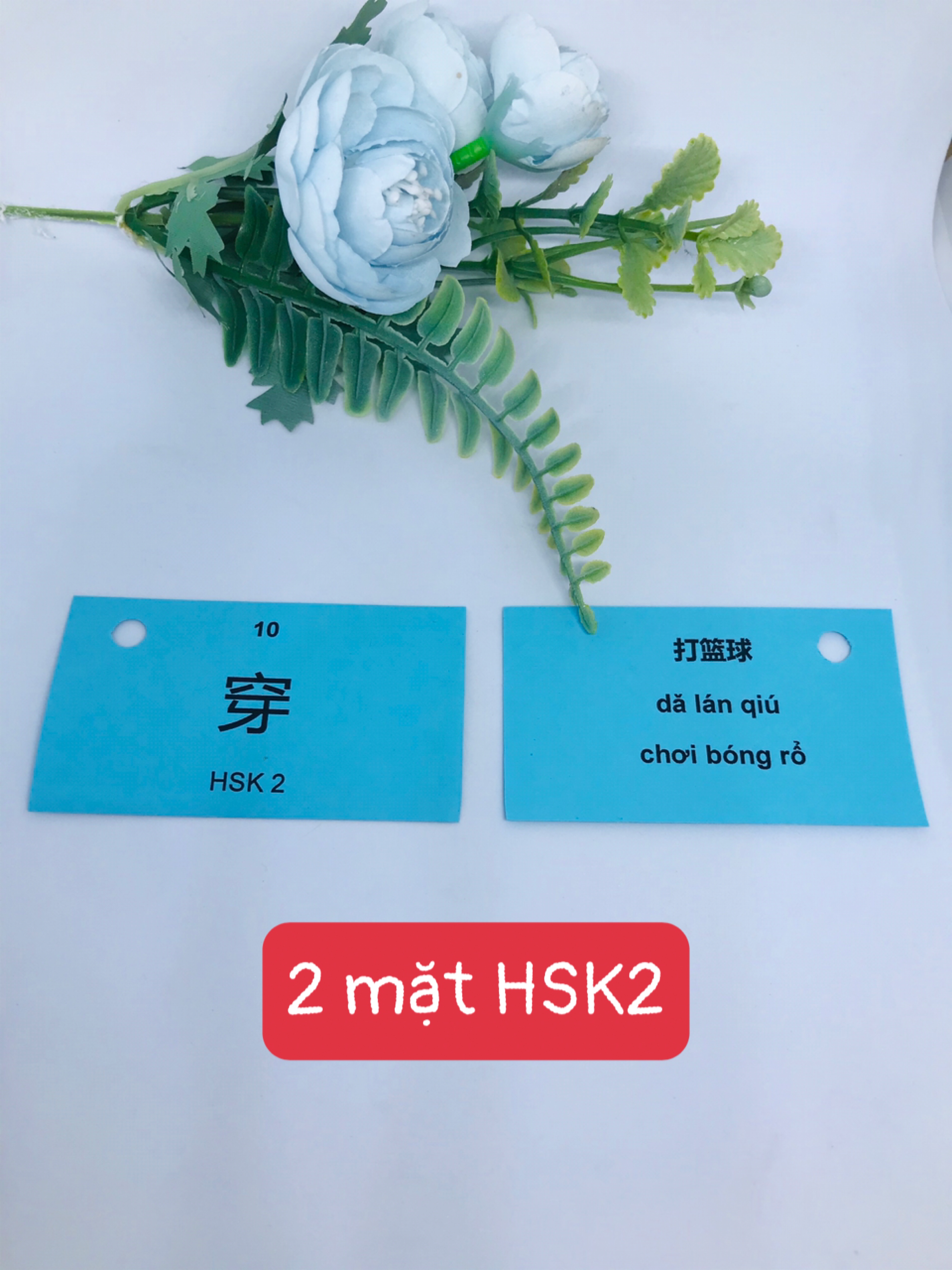 Flashcard Tiếng Trung HSK 2 150 thẻ