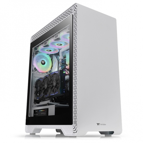 Vỏ Case Thermaltake S500 TG (Black/White) - Hàng Chính Hãng