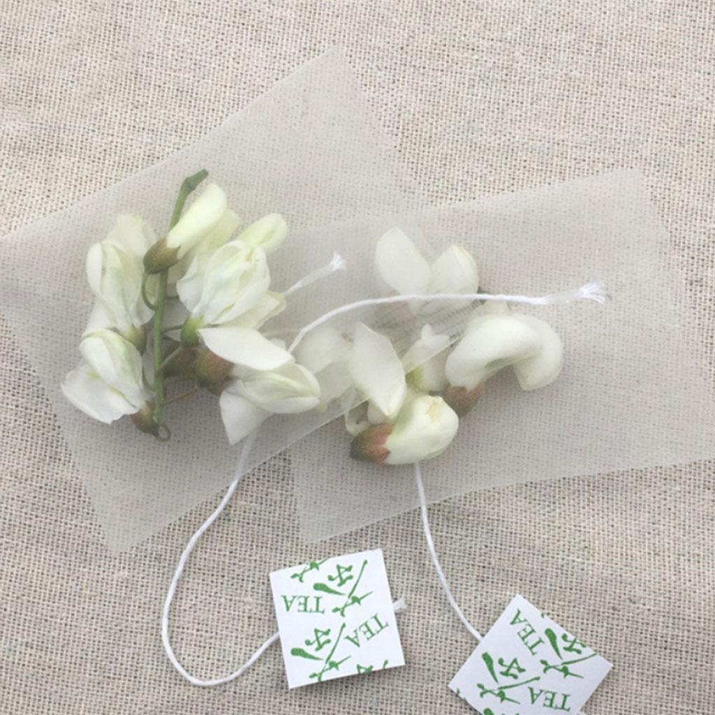 50 Cái Túi Lọc Trà Rỗng Chuỗi Túi Infuser Cho Trà Lỏng