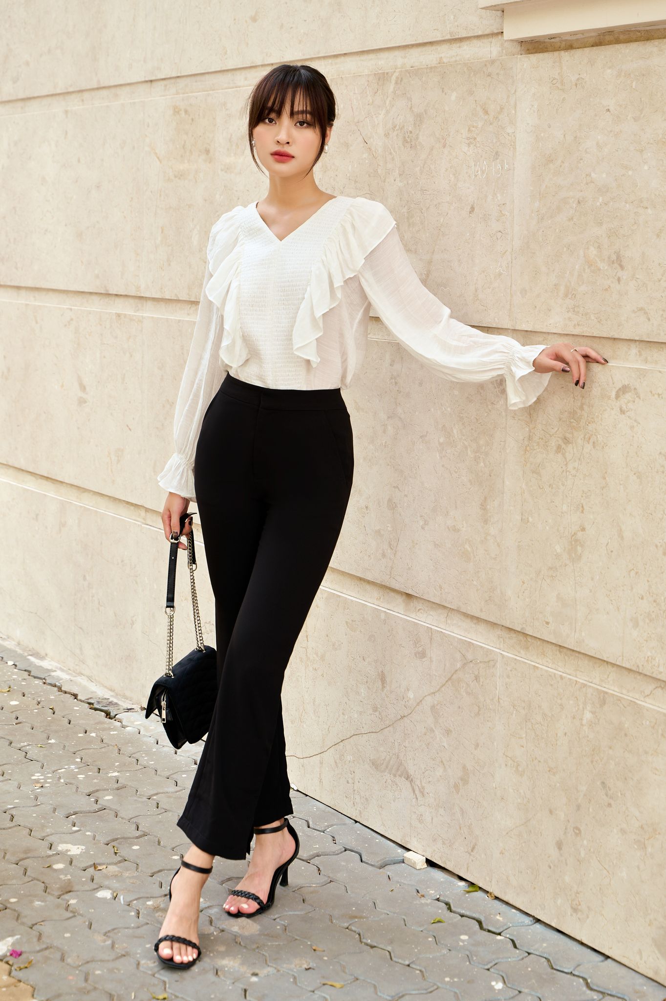 OLV - Áo Kiera Top in White