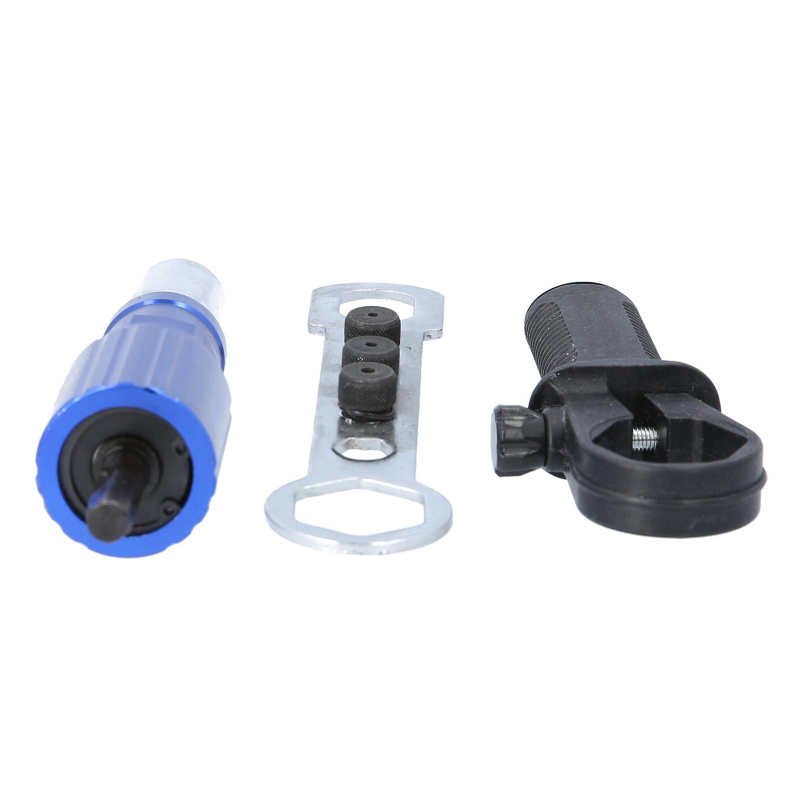 Electric Rivet Gun Adapter Kit,Cordless Rivet Gun Tool Riveting Insert Electric Hand Drill Set