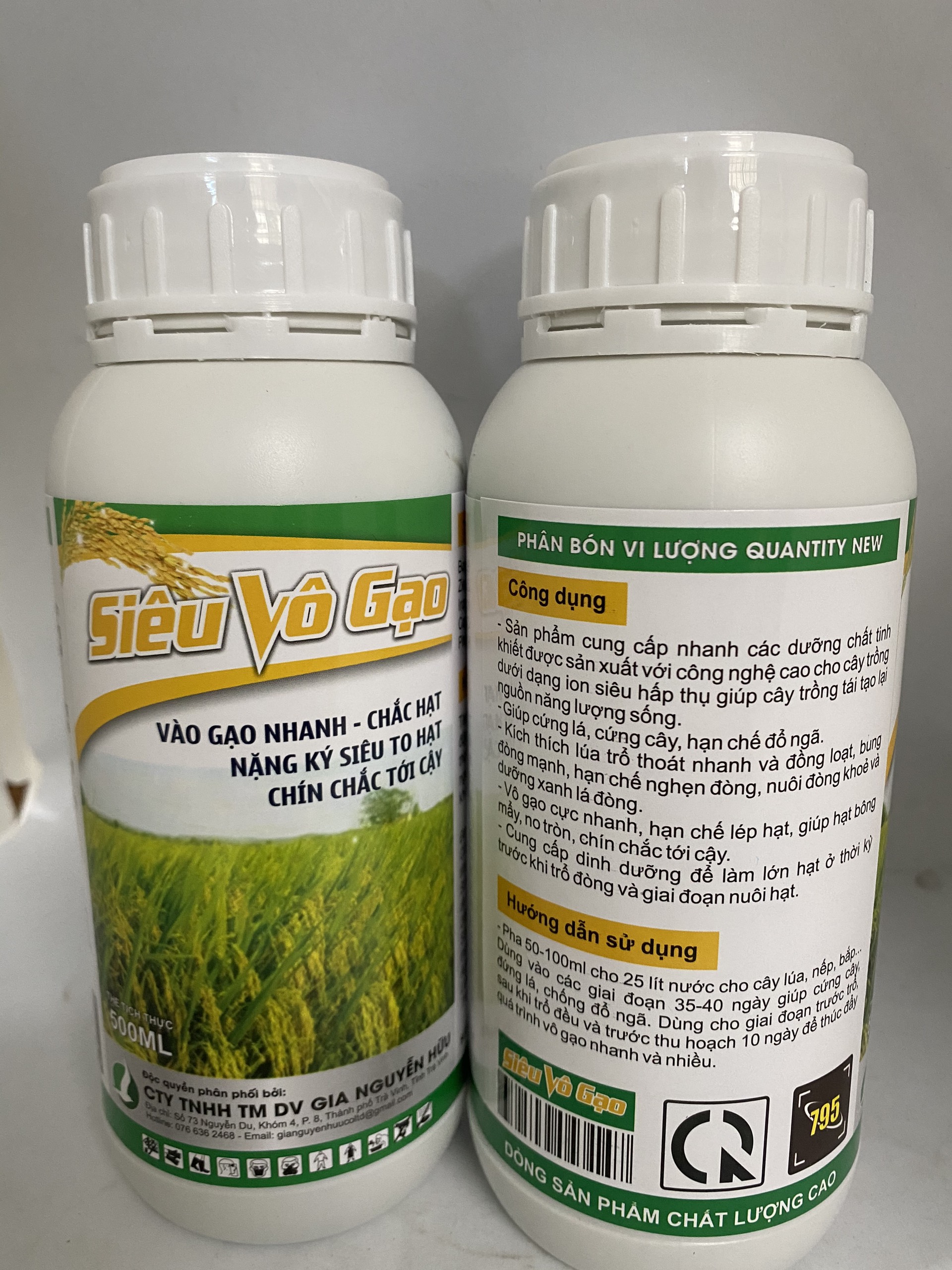 SIÊU VÔ GẠO - vô gạo nhanh, chắc hạt, nặng ký