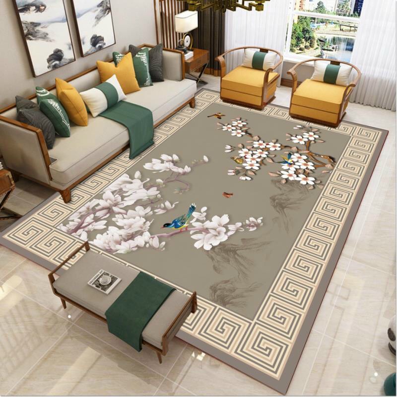Thảm trải sàn BALI MẪU HOA ĐÀO HOA MAI mẫu mới nhất thảm nỉ lì