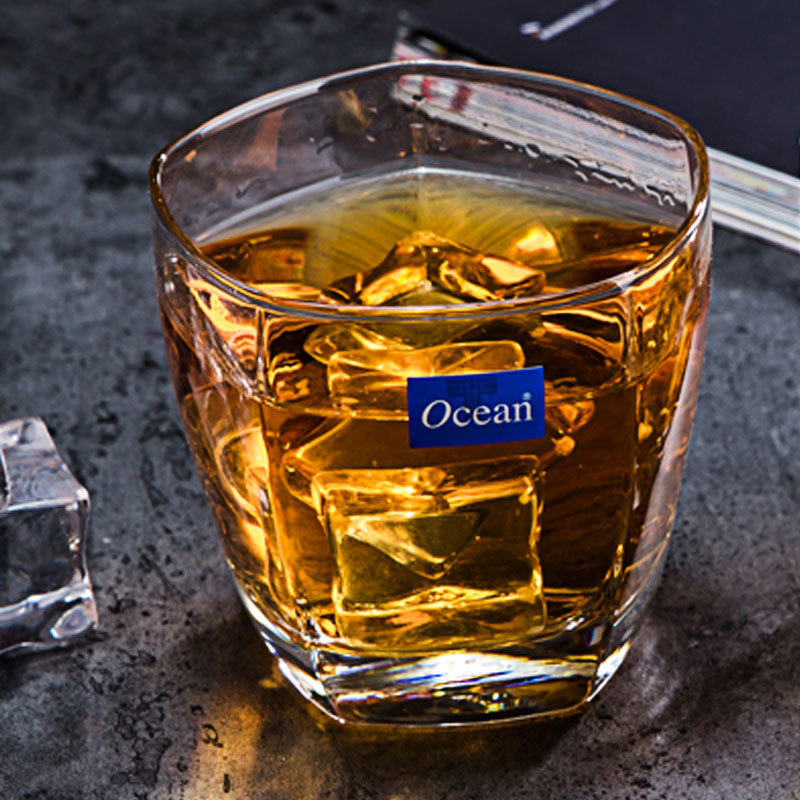 Bộ Ly Thủy Tinh OCEAN Jubilee Rock 6 Sets 340 ML DECOR LUXURY - Hàng Nhập Khẩu