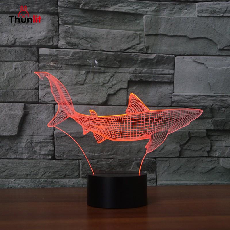 Thunlit Fish Night Light USB Plug-in Colorful Lights