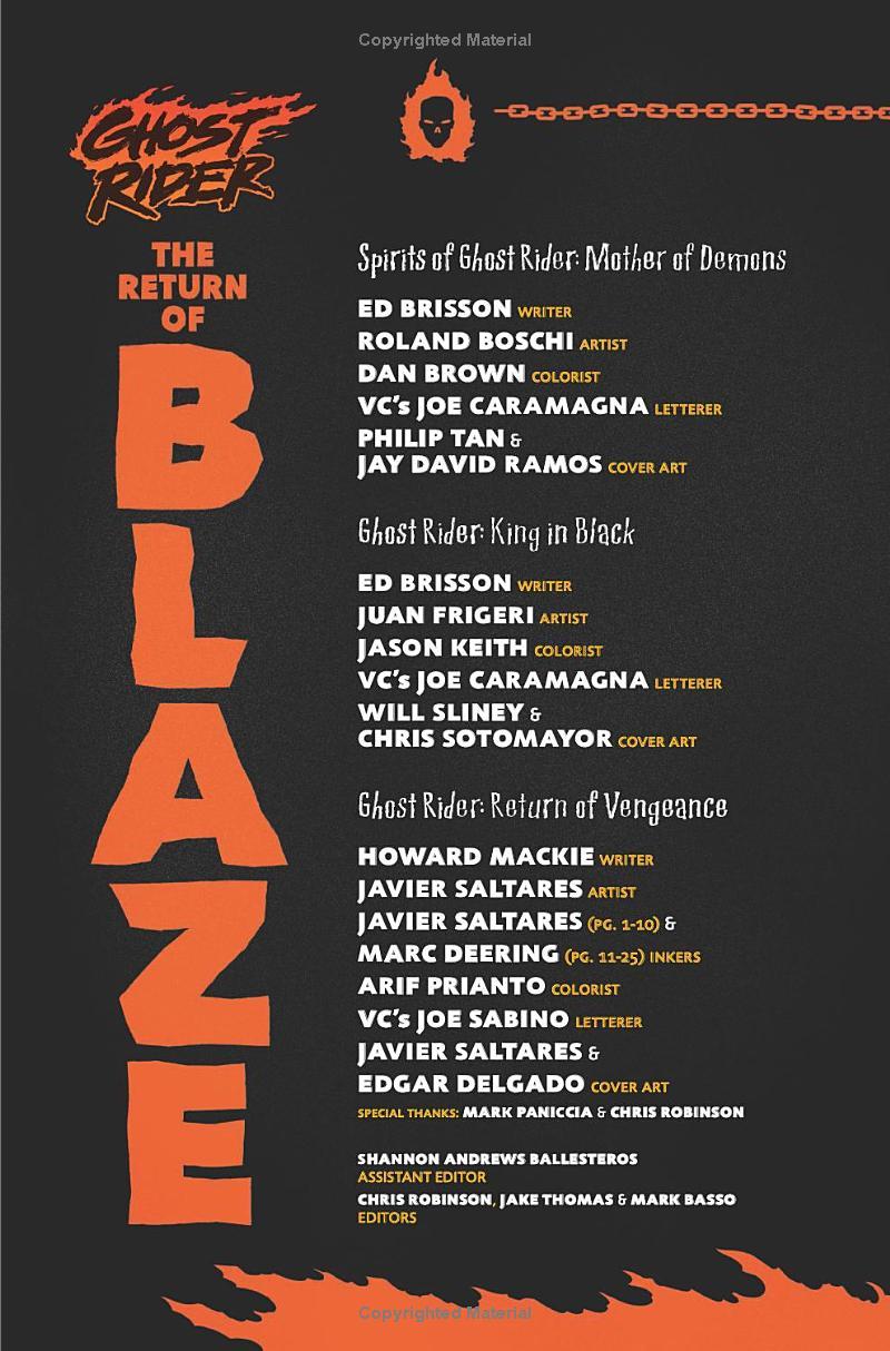 Ghost Rider: The Return Of Blaze