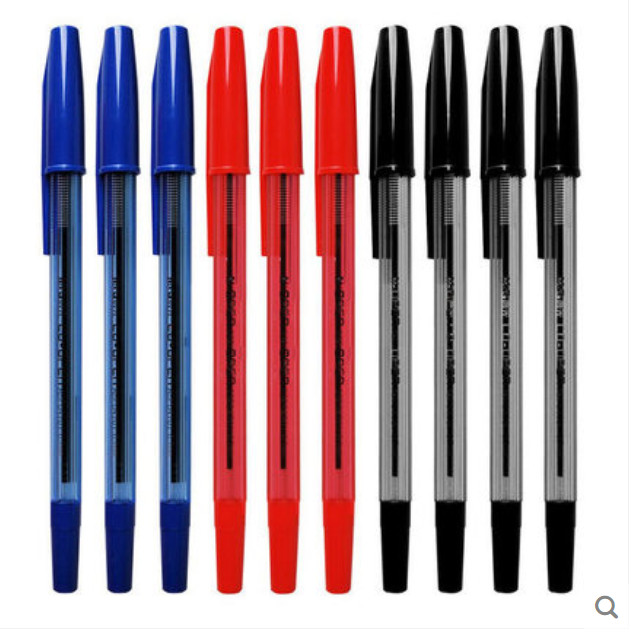 Hộp 40 cây Bút bi nắp gài M&amp;G 0.7mm mực xanh, mực đen ABP64701A-ABP64701B