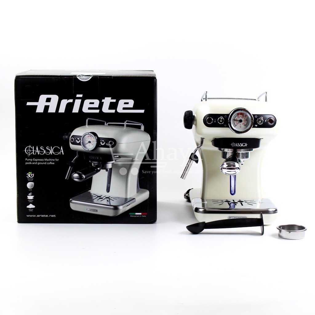 Máy pha cà phê Ariete Espresso Mod 1389 cổ điển 0.9l - Italia - Hàng Chính Hãng