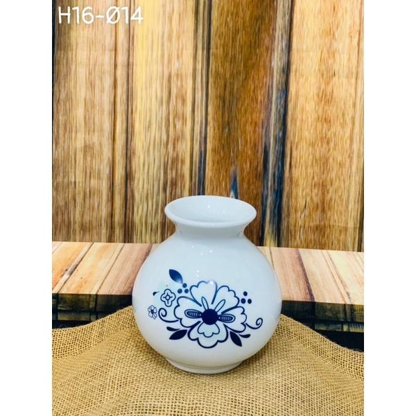 Các mẫu bình cắm hoa mini, men sứ xương. Gốm sứ Bát Tràng.