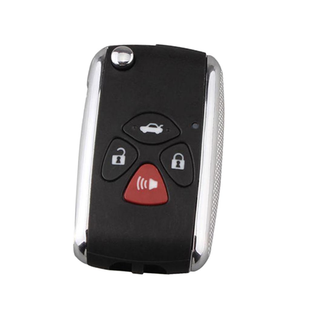 4 Buttons Remote Fob Key Case Shell for