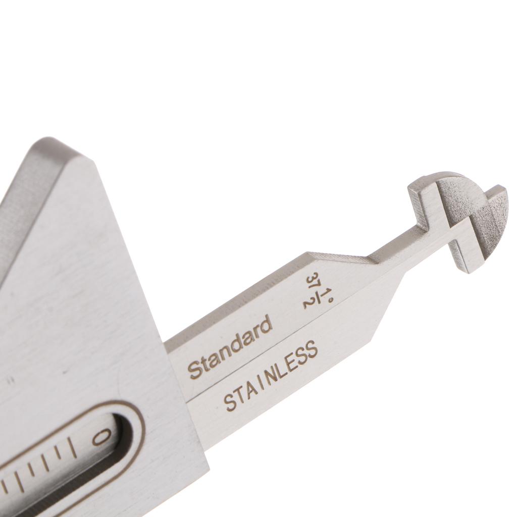 HI-LO Welding Gauge Gage Test Ulnar Welder Inspection Stainless Steel