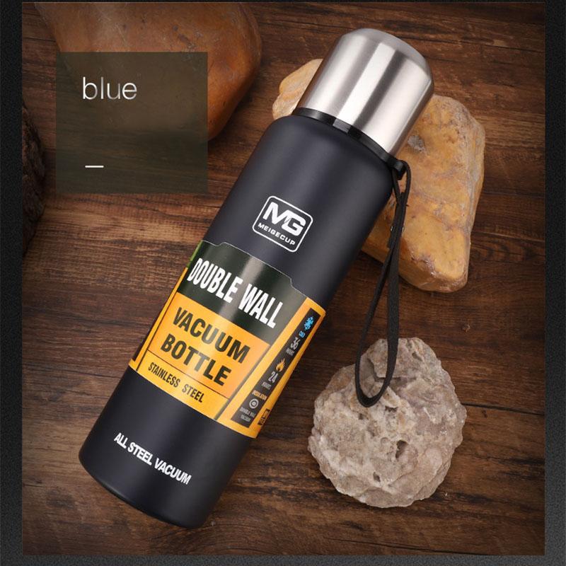 500/750/1000/1500Ml Dung Lượng Đôi Dây Thép Không Gỉ-Treo Tường Bình Giữ Nhiệt Ngoài Trời Chân Không thermocup Cách Nhiệt Cup
